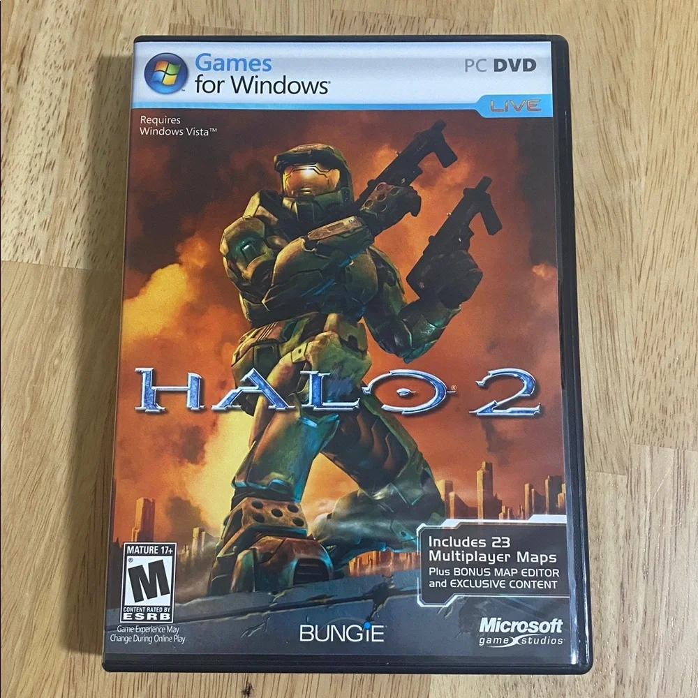 4 VINTAGE PC Games--Fallout 3, Never Winter Nights 2, The Witcher, Halo 2